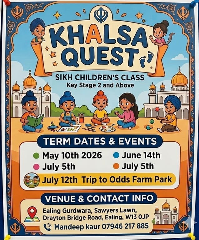 Khalsa Quest - Ealing Gurdwara, London Sikh Centre